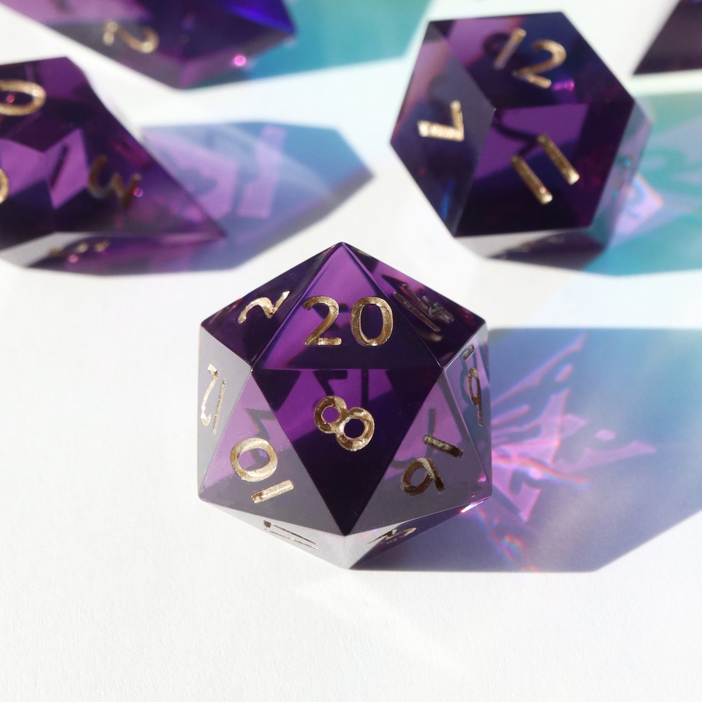 Amethyst 8 pc Crystal Set