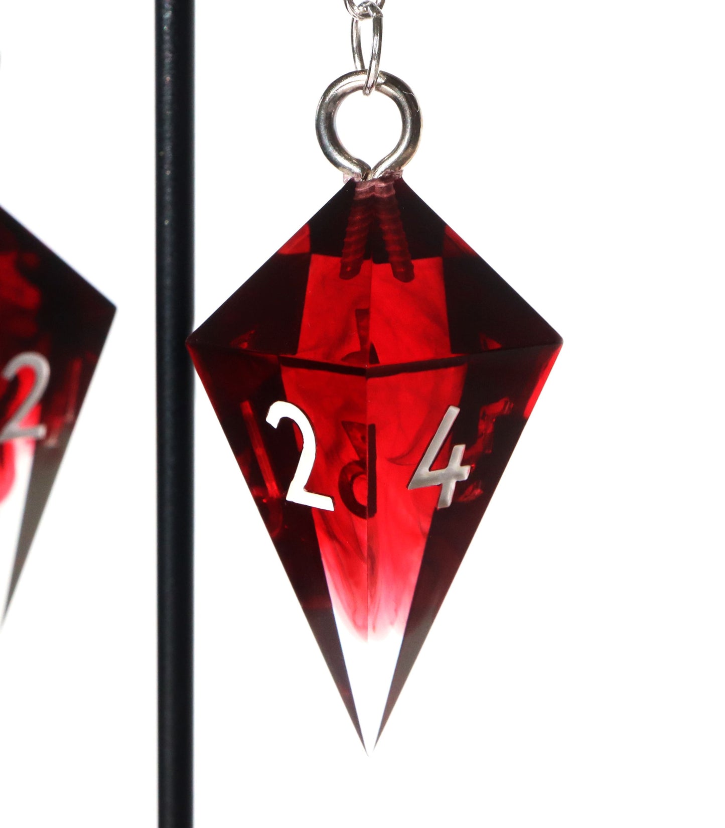 Crystal D4 Earrings - Persephone's Fury