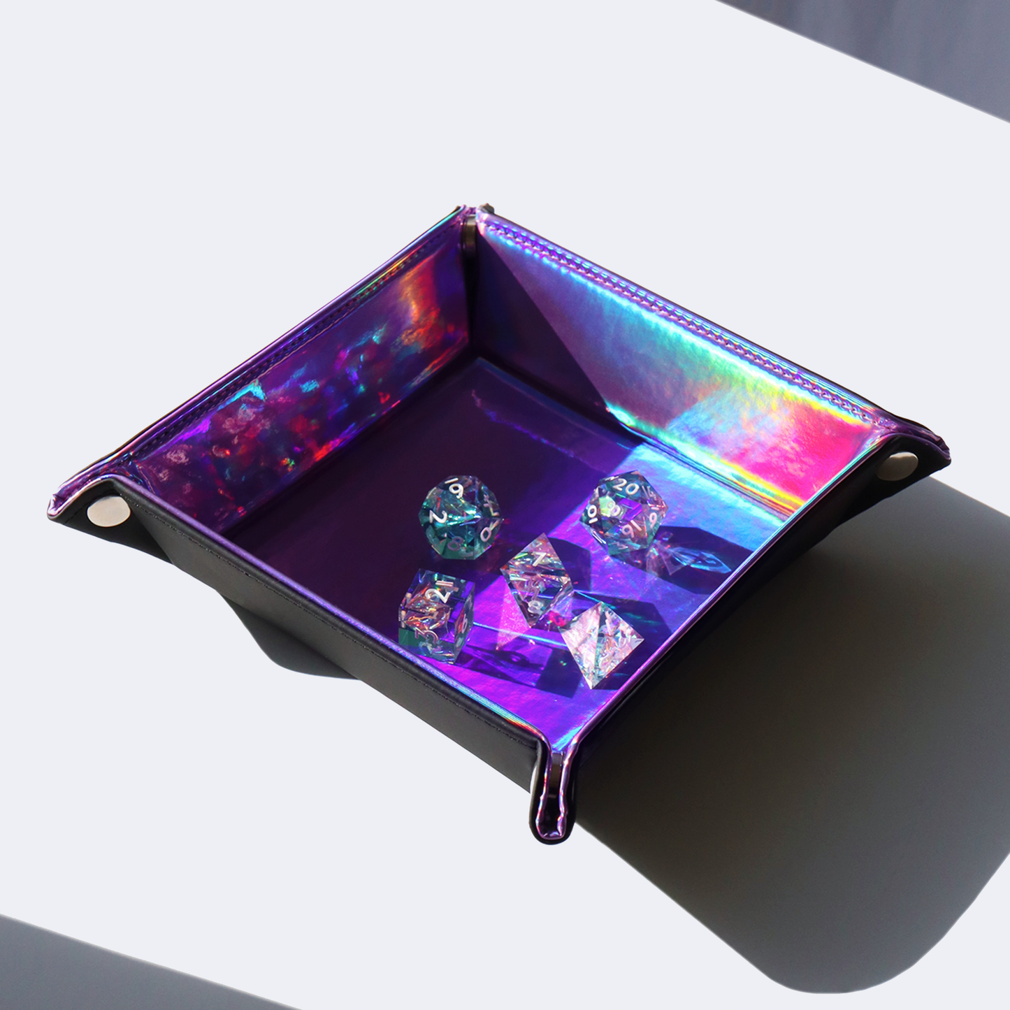 Holographic Purple Dice Tray